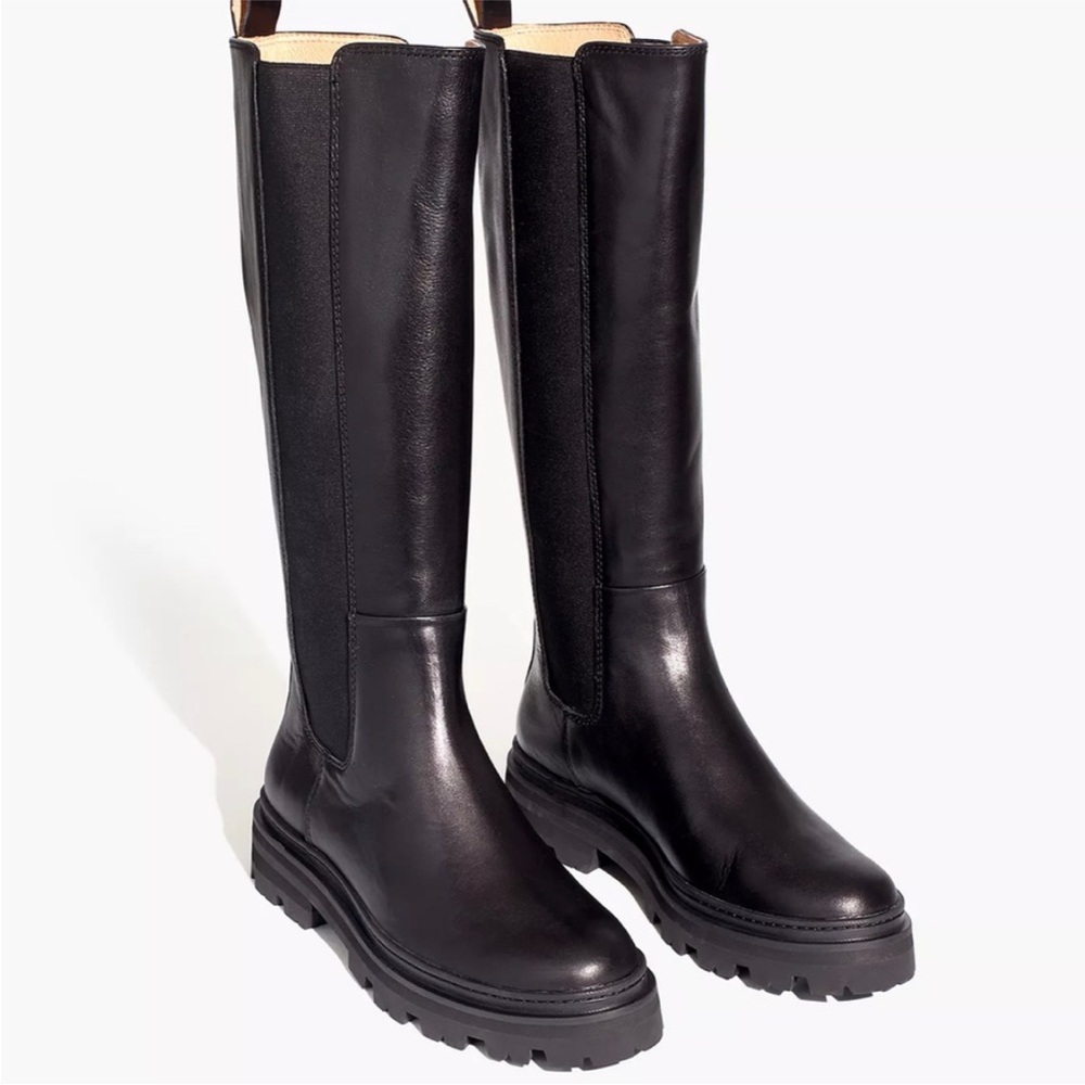 Madewell Poppy Tall Lugsole Boot - Extended Calf